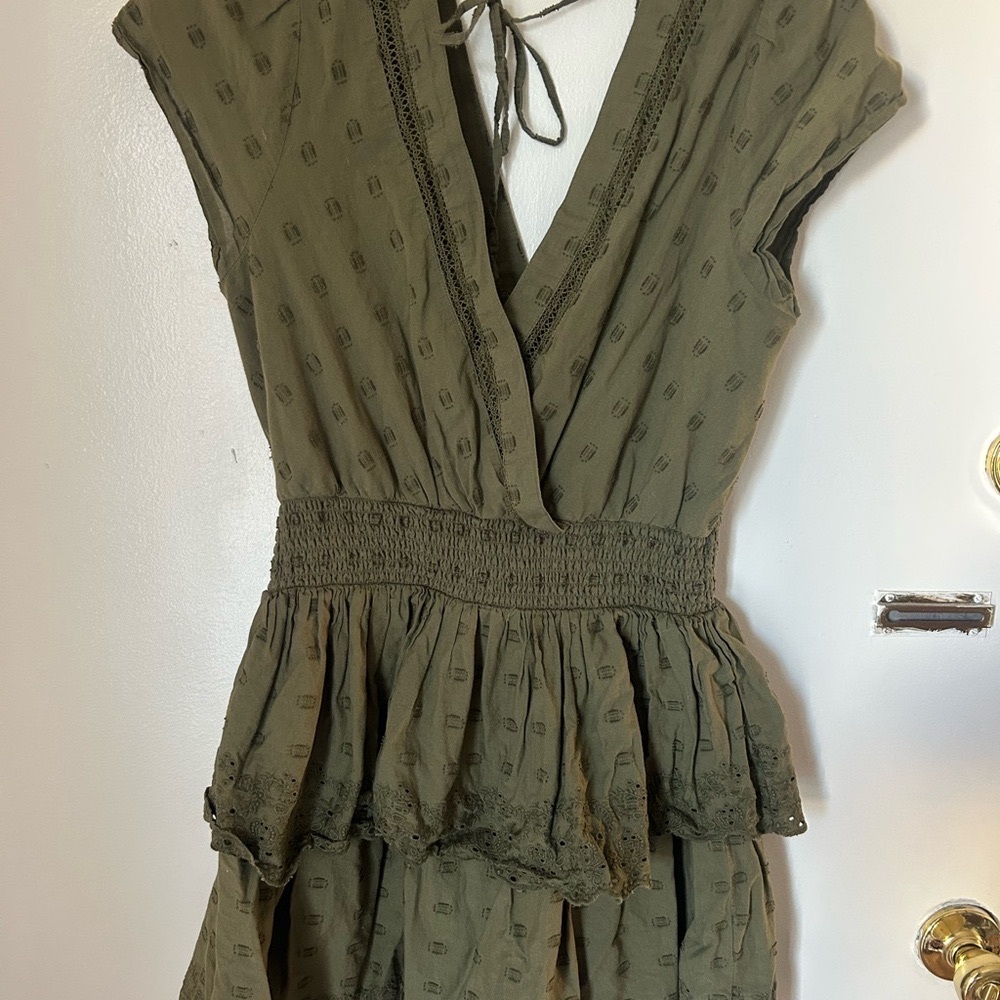 American Eagle Olive Green Women's Dress Size Medium